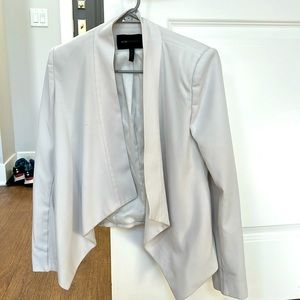 BCBG white formal dress coat